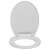 VidaXL műanyag WC ülőke lecsapódásmentes fedéllel #világosszürke 52449569
