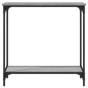 vidaXL Előszobaasztal - Sonoma Szürke - 75x30,5x75 cm