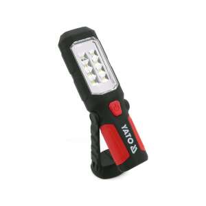 YATO Lampa robocza LED z 8+1 diodami LED, zasilana bateriami, 3x1,5 V - Lampa robocza