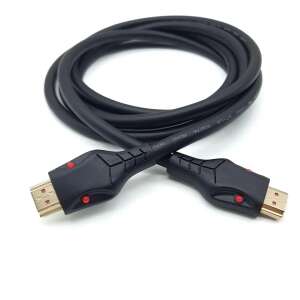 Cablu HDMI Pepita 2.1 8K placat cu aur 1,5m, negru, 48Gbps, Ultra High Speed, 8K@60Hz, 4K@120Hz, HDR, eARC, 3D, BT2021, rată de reîmprospătare ridicată, lățime de bandă mare, Full HD, 1,5m - Cabluri HDMI