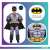 Batman jelmez fiúknak, 6-8 éves korig, köpennyel és maszkkal, hivatalos licenccel