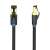 Vention IKABD 0.5m Cat 8 SFTP Ethernet cable, black, gold-plated connectors