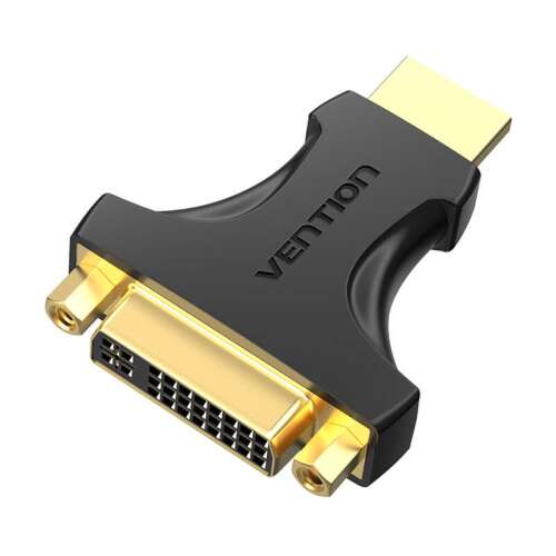 Vention HDMI-DVI adapter, fekete, 1080p felbontás, aranyozott csatlakozókkal