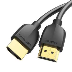 Vention AAIBI HDMI kábel, 3 méter, fekete, 4K, nagy sebességű, aranyozott csatlakozókkal - HDMI kábel