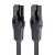 Vention IBABF Cat.6 UTP flaches Ethernet-Kabel, 1 Meter, Schwarz