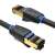 Vention IKABJ 5m Cat 8 SFTP network cable, black, gold-plated connectors