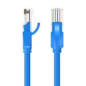 UTP 6-os kategóriájú hálózati kábel Vention IBELG 1.5m kék 90071277 