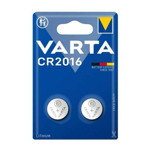 VARTA CR2016 Lítium Gombelem - 2 db