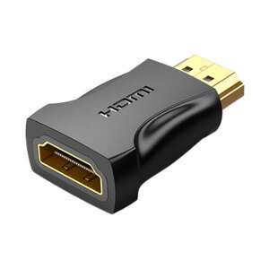 Vention AIMB0 HDMI hím-nő adapter, fekete, 4K felbontás - HDMI kábel