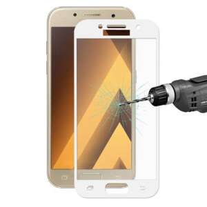 ENKAY edzett üveg képernyővédő a Samsung Galaxy A3 (2017) SM-A320F-hez, teljes lefedettség, 0,26mm, 9H, fehér - Enkay