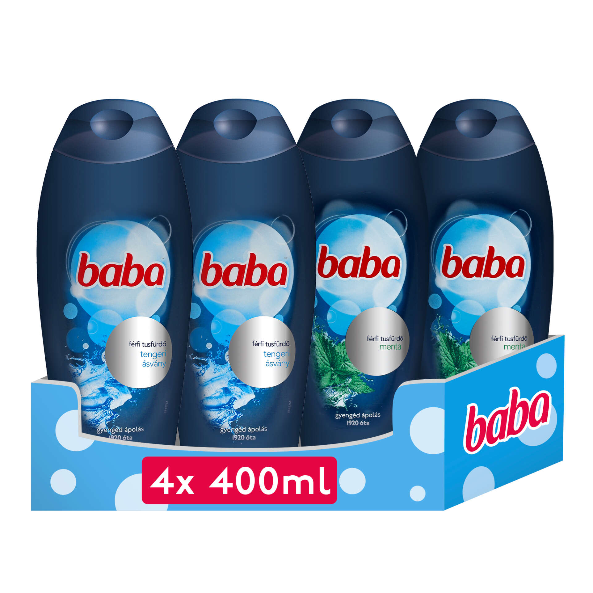 Baba férfi Tusfürdő csomag (4x400ml)