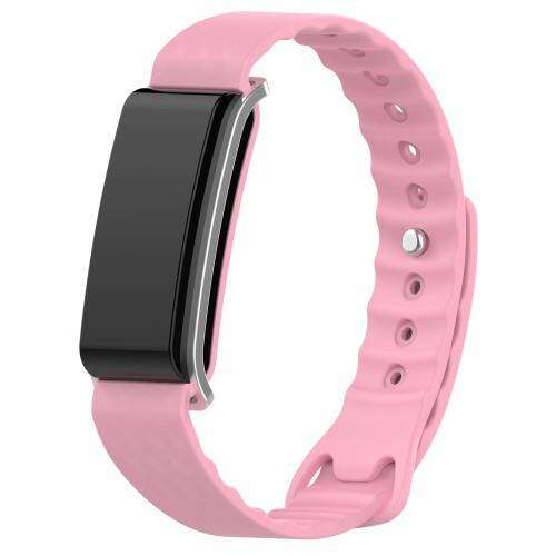 Rózsaszín szilikon okosóra szíj HUAWEI Color Band A2-hez