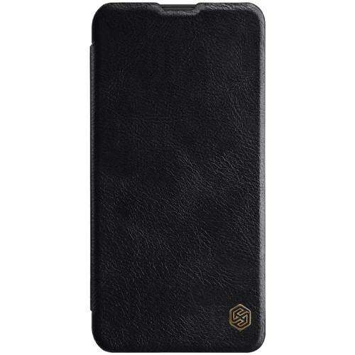 Fekete Nillkin Qin flip tok Samsung Galaxy M20-hoz - Nillkin