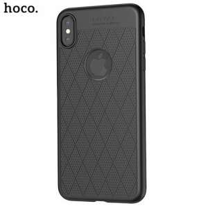 Fekete HOCO ADMIRE szilikon tok Apple iPhone XS Max-hez, gyémánt mintával - Hoco
