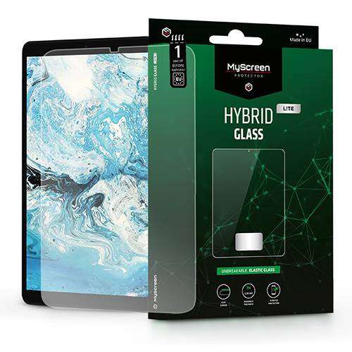 MYSCREEN HYBRIDGLASS Lite Flexible 7H rugalmas edzett üveg képernyővédő fólia, 0,15 mm vékony, a képernyő sík részét védi - ÁTLÁTSZÓ - Lenovo Tab M8 (HD) / Lenovo Tab M8 (FHD) / Tab M8 (3rd Gen) / MOTOROLA Tab G20 - GYÁRI 90555480 - MyScreen
