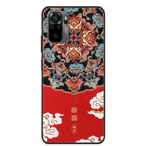 Színes virágmintás szilikon tok Xiaomi Redmi Note 10, Note 10S, Poco M5s telefonhoz - Telefontok
