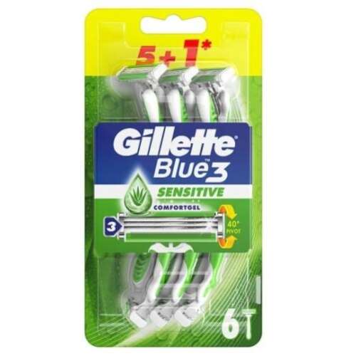 Gillette Blue 3 Sensitive Borotva 6db