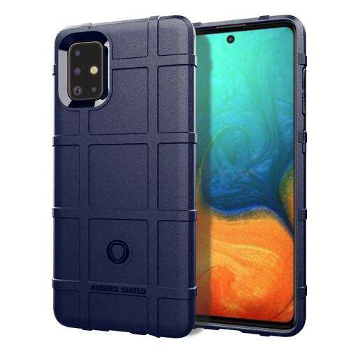 OTT! Rugged Shield kék szilikon tok Samsung Galaxy A71 (SM-A715F) telefonhoz - OTT!