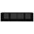 vidaXL magasfényű fekete forgácslap TV-szekrény 142,5 x 35 x 36,5 cm 43891991}