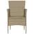 vidaXL Polyrattan Kerti Szék - 4 db-os szett - Bézs 52374273