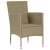 vidaXL Polyrattan Kerti Szék - 4 db-os szett - Bézs 52374273
