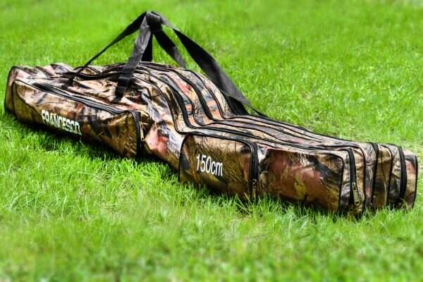 1,5m hosszú 3 fakkos botzsák plusz kettő tároló zsebbel