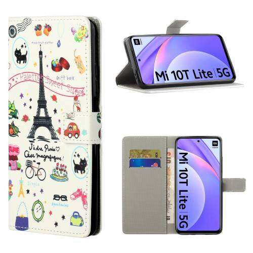 Eiffel-torony mintás telefontok Xiaomi Mi 10T Lite 5G-hez - Telefontok