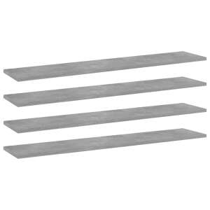 vidaXL Set de 4 rafturi din PAL gri beton 100 x 20 x 1,5 cm - VidaXL Rafturi