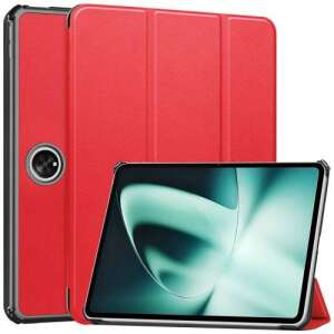 OnePlus Pad, Oppo Pad 2, Tablet tok, Trifold flip, Piros 90134139 