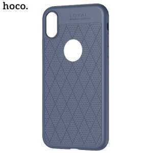 Kék szilikon telefontok Apple iPhone XS Max-hoz, HOCO ADMIRE, gyémánt mintával - Hoco