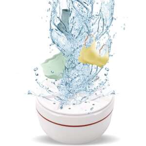 Portable ultrasonic washing machine for clothes and dishes, small and compact, perfect for travel or home use - Washing Machine Accessory