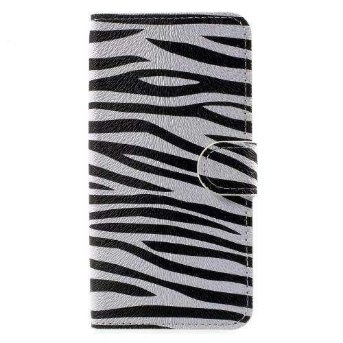 Zebra mintás flip tok HUAWEI Y3 (2017) és Y3 (2018) telefonokhoz - Telefontok