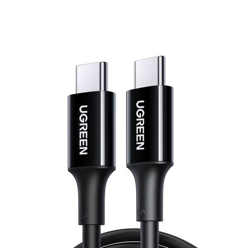 Kábel Ugreen USB-C na USB-C, 2m, čierny, detail