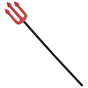 Vörös műanyag ördög villa, 58,5 cm hosszú, ördög jelmez kiegészítő - Widmann