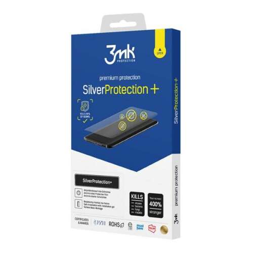 3MK Silver Protection+ képernyővédő fólia APPLE iPhone 11 és APPLE iPhone Xr telefonokhoz, antibakteriális, önregeneráló, ultravékony, 0.21mm, PET - 3MK