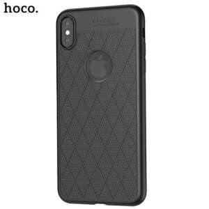 Fekete HOCO ADMIRE szilikon tok Apple iPhone X és iPhone XS telefonokhoz - Hoco