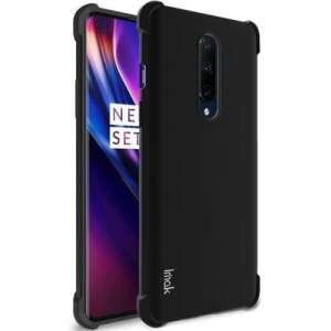 IMAK Silky fekete szilikon telefontok OnePlus 8-hoz - Imak
