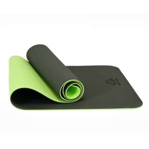 BALANCE TPE Ekologická protišmyková podložka na jogu 6 mm, zelená | BONTOUR