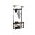 Rustic coat rack with shoe storage, 80 x 32 x 178.5 cm, Vasagle by Songmics