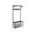 Rustic coat rack with shoe storage, 80 x 32 x 178.5 cm, Vasagle by Songmics