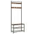 VASAGLE Rustic Hall Tree with Shoe Storage Bench