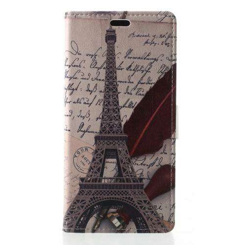 Eiffel-torony mintás flip tok Samsung Galaxy J8 (2018) okostelefonhoz - Telefontok