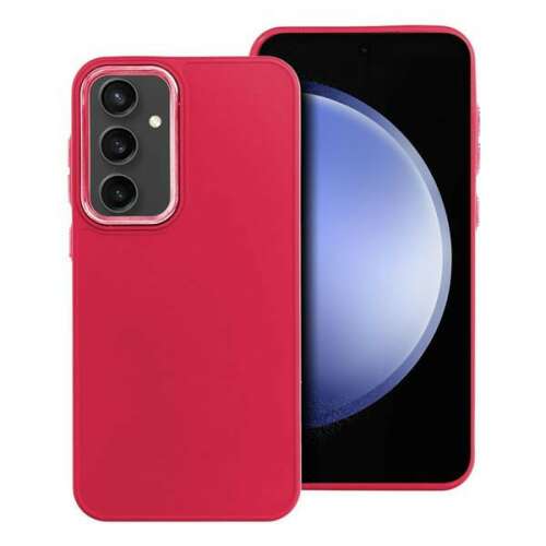 Samsung Galaxy S23 FE magenta phone case, Piano Book, protective case, red