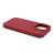 Side view of Samsung Galaxy S23 FE magenta phone case, Piano Book, protective case, red