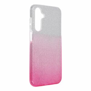 Shining Tok Samsung Galaxy A25 5G rosa-silber Glitzer Handyhülle - Handyhüllen
