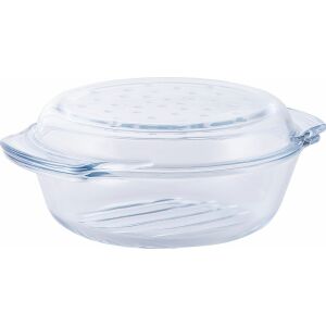 Termisil GRILL & DROPS 2.4L Glasauflaufform mit belüftetem Deckel - Koch- & Backgeschirr