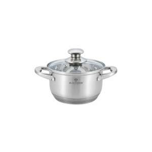 Blaumann Satin Gourmet Line Edelstahl Topf mit Deckel, 24 cm - Gourmet