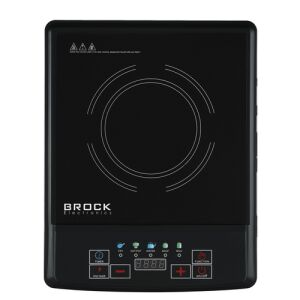 Brock HP2012 Induktionskochfeld - Tragbar, 2000W, schwarzes Keramikkochfeld - Kochplatten und Herde