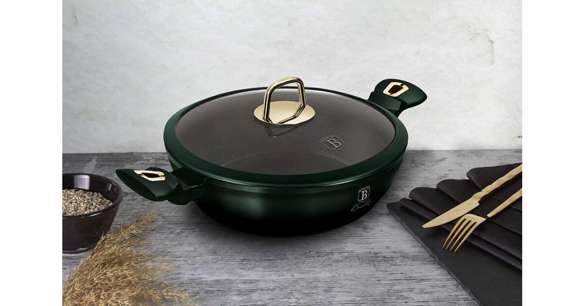 Berlinger Haus Emerald Kochset - 10-teiliges Edelstahl Set Für Perfektes Kochen