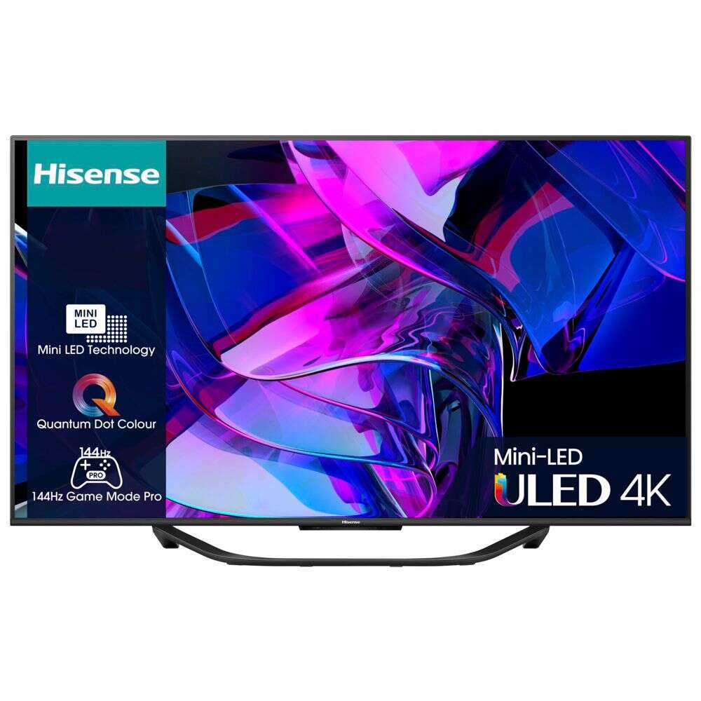 Hisense 55u7kq 4k ultra hd smart uled televízió, 139,7 cm, dolby atmos